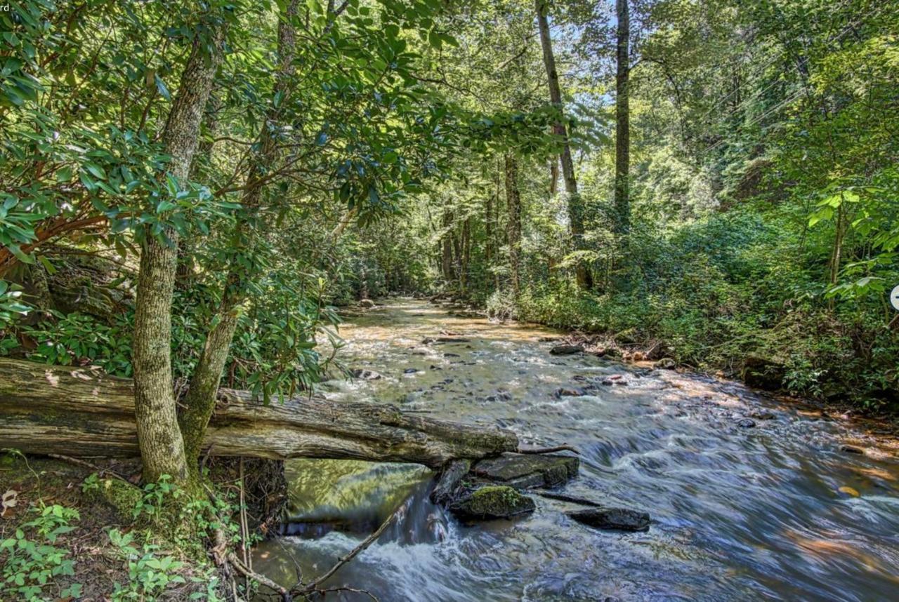Cozy Creekfront Family Cabin-Pet Friendly -Gamerm-Hot Tub Hiawassee Extérieur photo